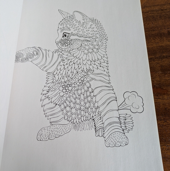 "Coloring Cat Farts" Coloring Book - Picture 3 of 8
